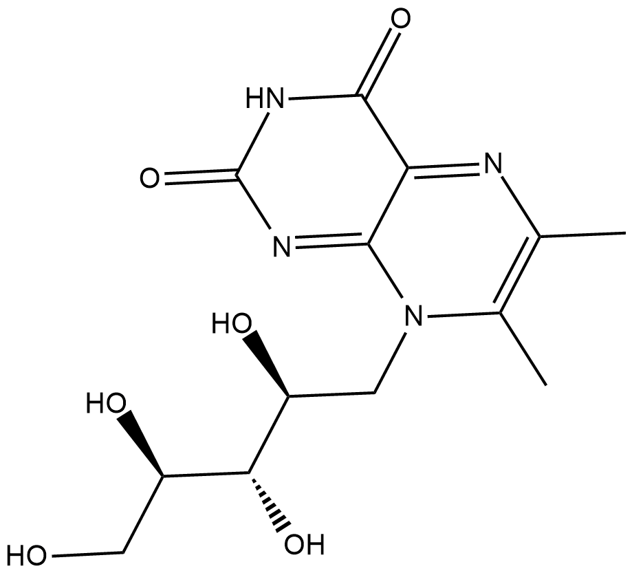 6,7-dimethyl-8-Ribityllumazine图片