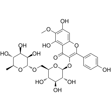 6-Methoxykaempferol 3-O-Rutinoside图片