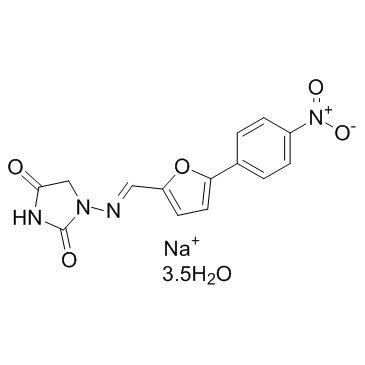 Dantrolene sodium hemiheptahydrate(Dantrolene sodium hydrate)图片
