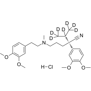 (S)-Verapamil D7 hydrochloride图片