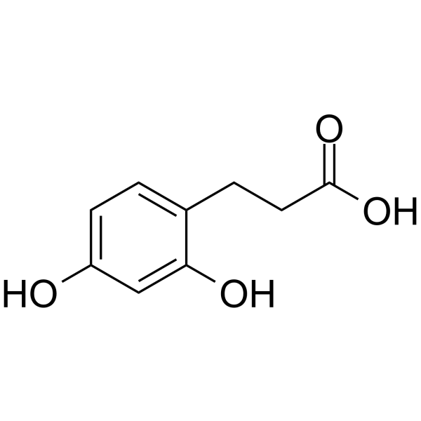 3-(2,4-Dihydroxyphenyl)propanoic acid图片