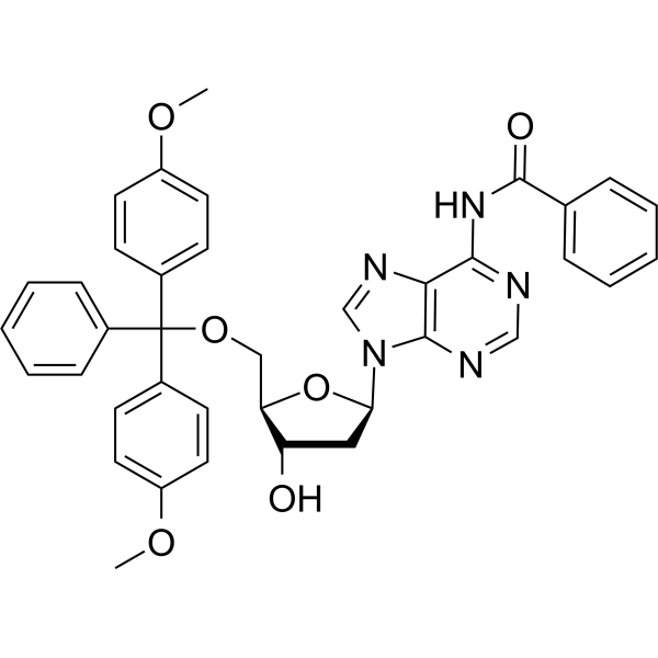N6-Benzoyl-5′-O-(4,4′-dimethoxytrityl)-2′-deoxyadenosine图片