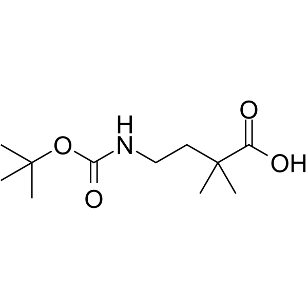 4-Boc-amino-2,2-dimethylbutyric acid图片