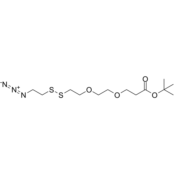 Azidoethyl-SS-PEG2-Boc图片