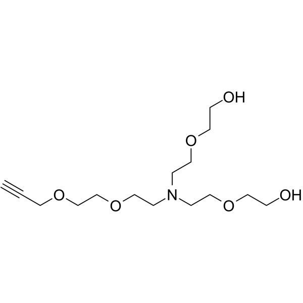 Propargyl-PEG2-N-bis(PEG2)图片