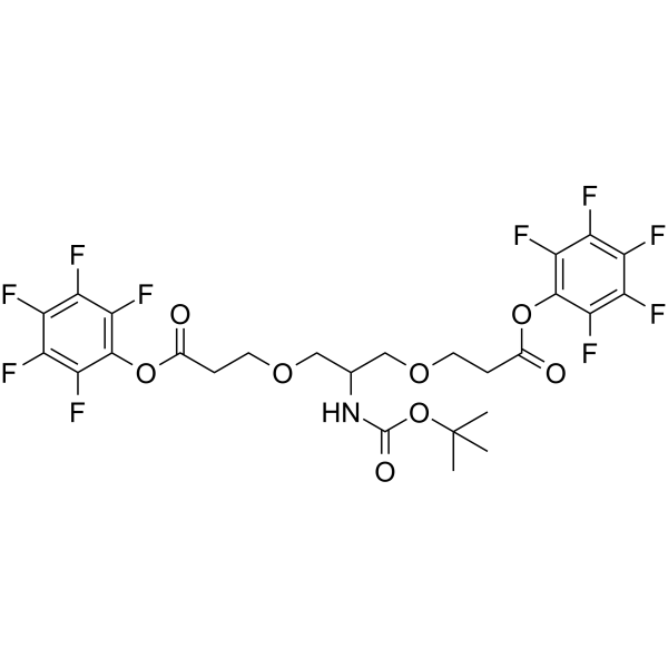 C-NH-Boc-C-Bis-(C1-PEG1-PFP)图片