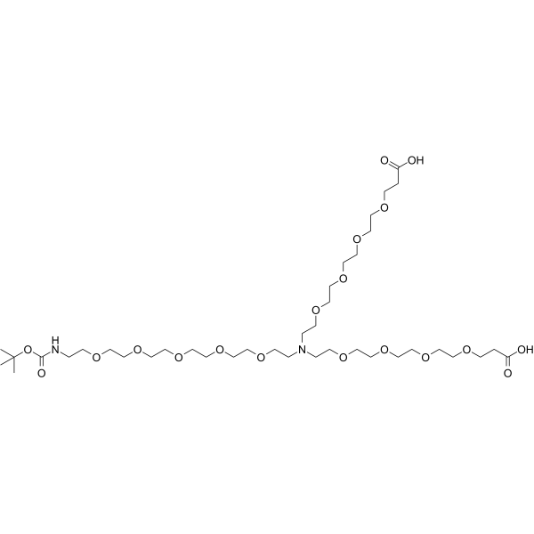 N-(Boc-PEG5)-N-bis(PEG4-acid)图片