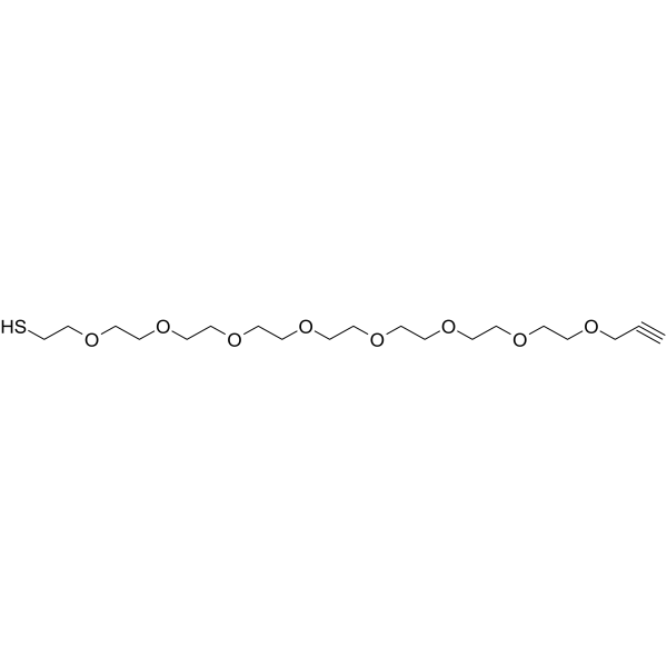 Propargyl-PEG8-SH图片