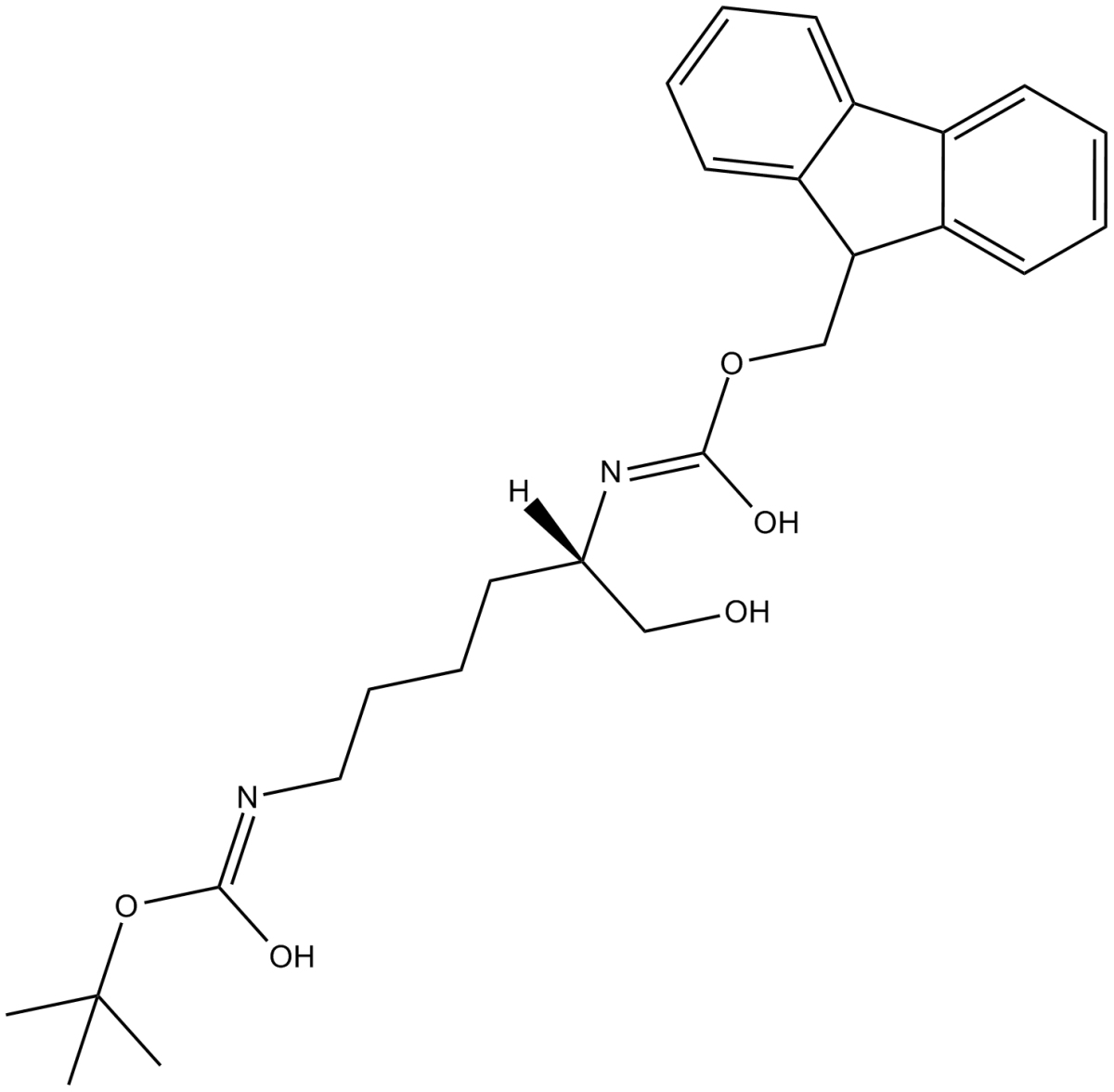 Fmoc-Lysinol(Boc)图片