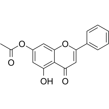 5-Hydroxy-7-acetoxyflavone图片