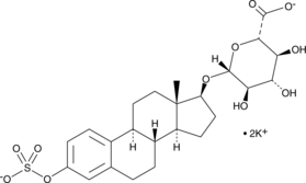 Estradiol 3-sulfate 17β-Glucuronide(potassium salt)图片