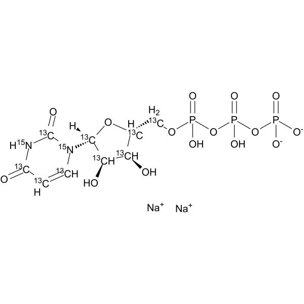 Uridine triphosphate 13C9,15N2 sodium图片