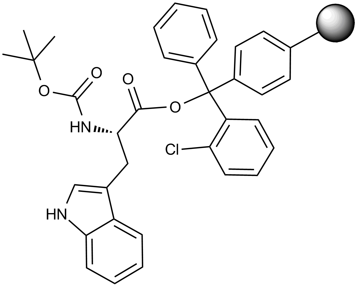 H-Trp(Boc)-2-Chlorotrityl Resin图片
