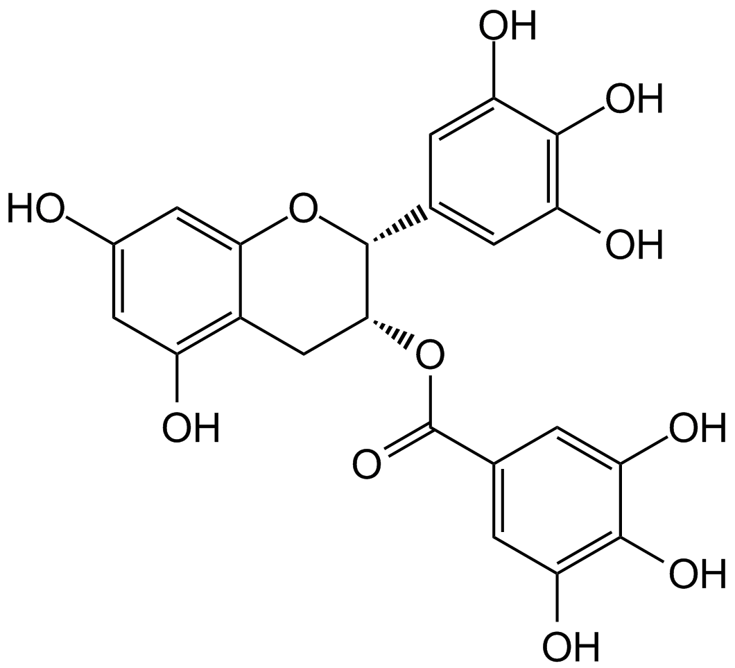 (-)-Epigallocatechin gallate(EGCG)图片