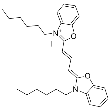 3,3'-Dihexyloxacarbocyanine iodide(DiOC6(3)iodide)图片