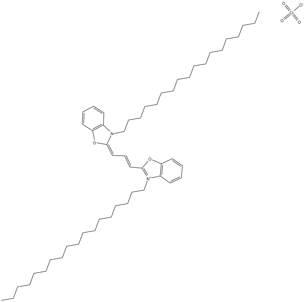 3,3′-Dioctadecyloxacarbocyanine perchlorate图片