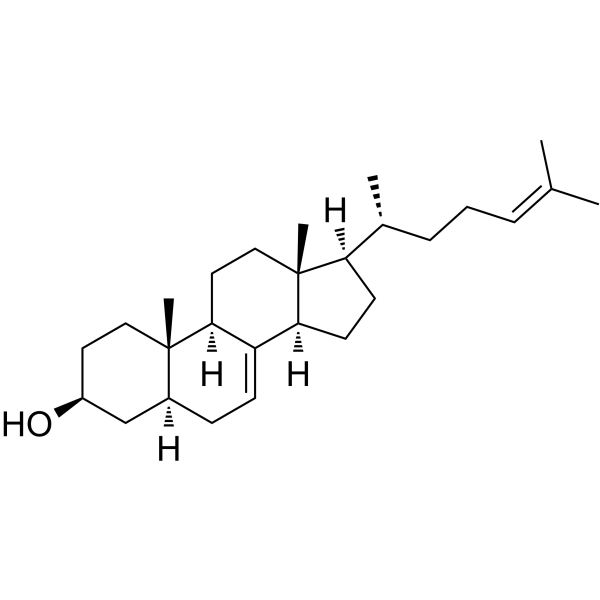 5α-Cholesta-7,24-dien-3β-ol图片