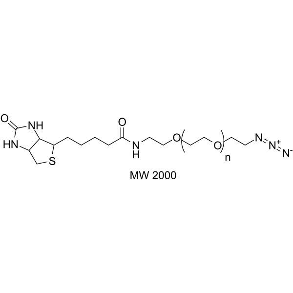 Biotin-PEG-azide(MW 2000)图片