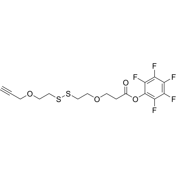 Propargyl-PEG1-SS-PEG1-PFP ester图片