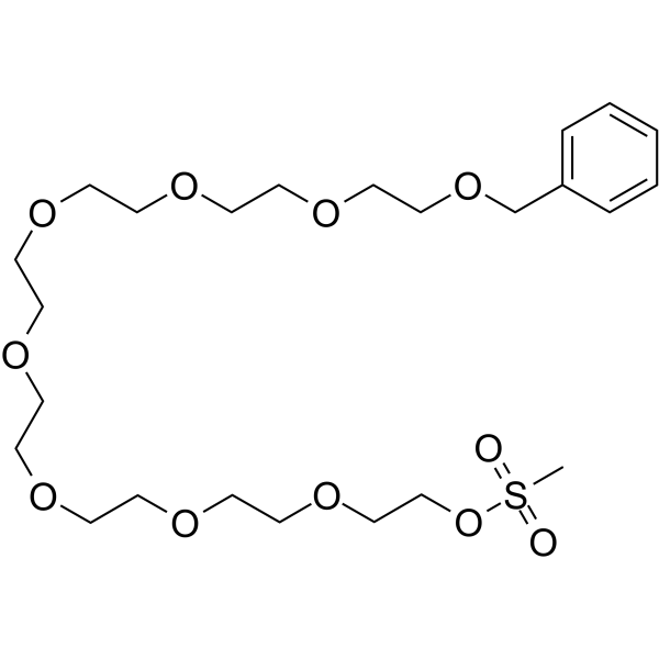 Benzyl-PEG8-Ms图片