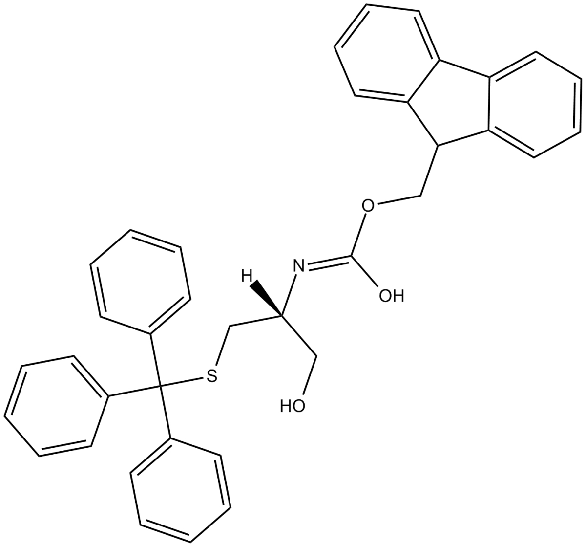 Fmoc-Cys(Trt)-ol图片