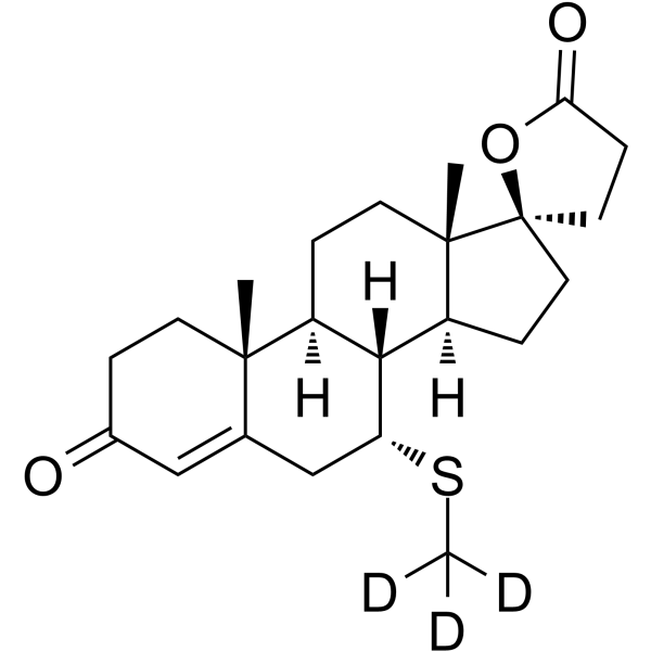 7-α-Methylthio Spironolactone-D3图片