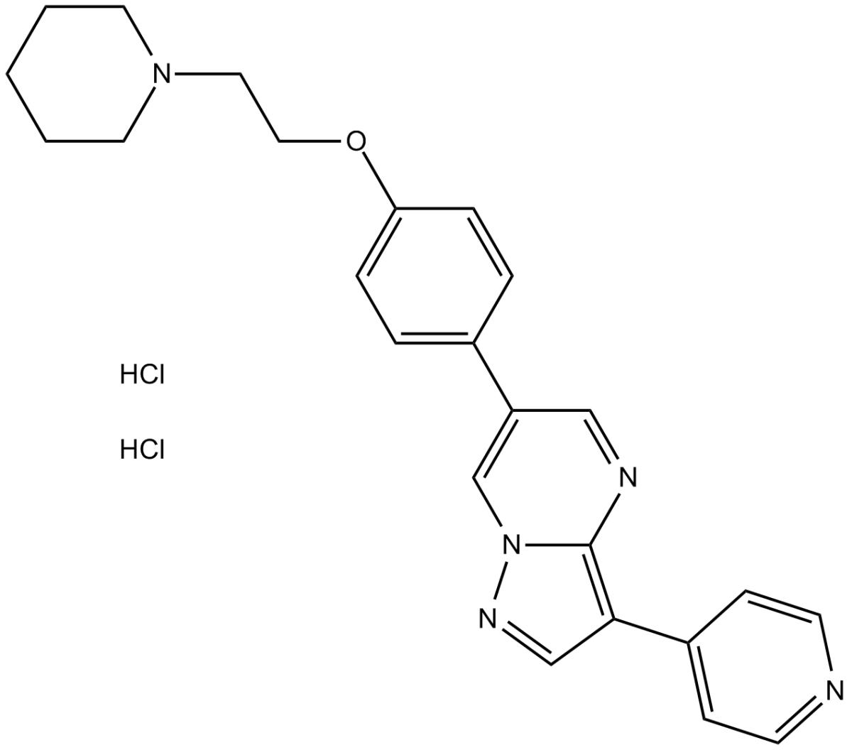 Dorsomorphin(Compound C)2HCl图片