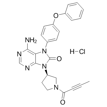 Tirabrutinib hydrochloride(ONO-4059(hydrochloride))图片