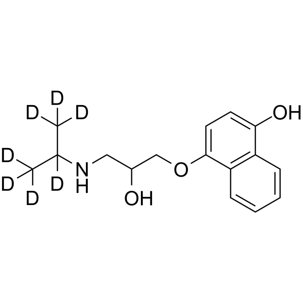 4-Hydroxypropranolol-d7图片