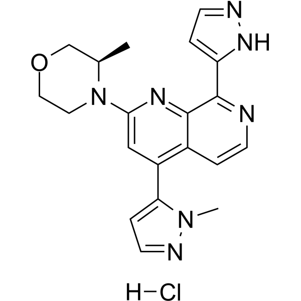 Elimusertib hydrochloride图片