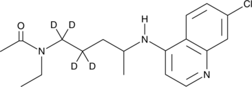 N-acetyl Desethylchloroquine-d4图片
