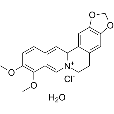 Berberine chloride hydrate图片