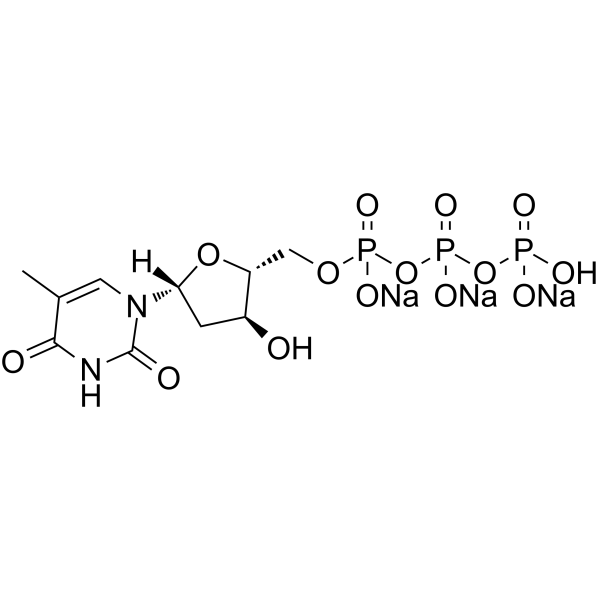 Deoxythymidine-5&rsquo-triphosphate trisodium salt图片