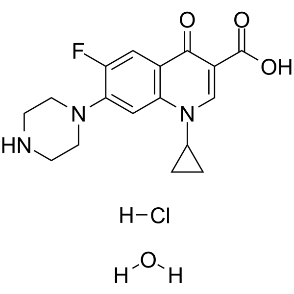 Ciprofloxacin hydrochloride monohydrate图片