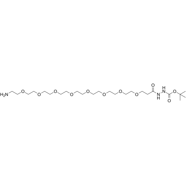 Amino-PEG8-hydrazide-Boc图片