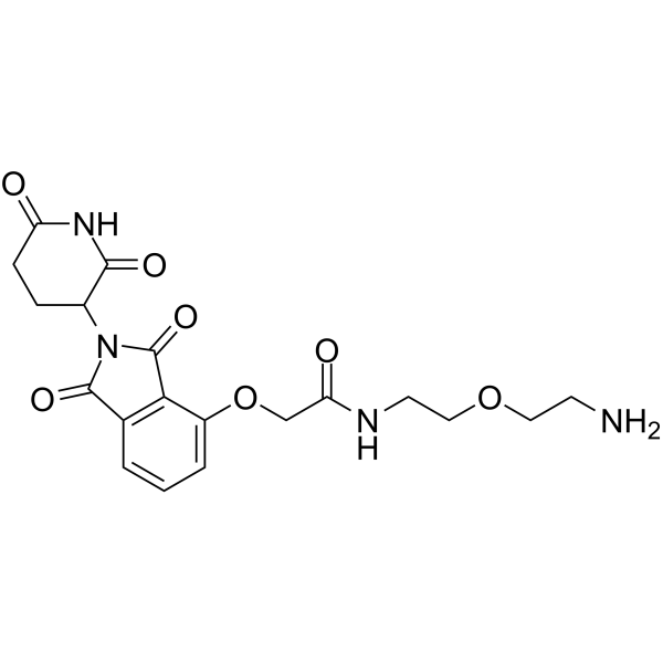 Thalidomide-O-amido-PEG-C2-NH2图片