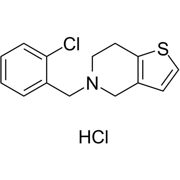 Ticlopidine hydrochloride图片