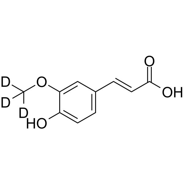 (E)-Ferulic acid-d3图片