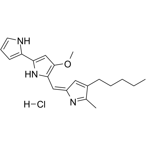 Prodigiosin hydrochloride图片
