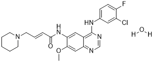 Dacomitinib hydrate(PF-00299804 PF-299804)图片