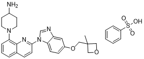 Crenolanib besylate(CP868596)图片
