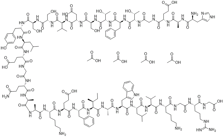 Insulinotropin acetate [GLP-1(7-37)]图片