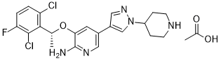 Crizotinib acetate图片