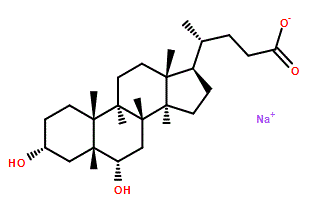 Hyodeoxycholic acid sodium salt图片