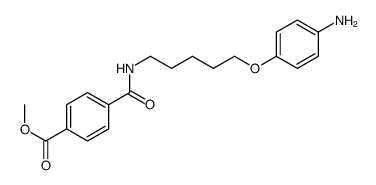 Terephthalamic acid,N-(5-(p-aminophenoxy)pentyl)-,methyl ester图片