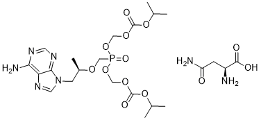 Tenofovir disoproxil aspartate(CKD-390)图片