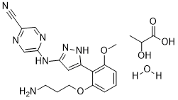 Prexasertib lactate hydrate(LY-2606368)图片