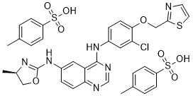 Varlitinib Tosylate(ARRY543 ASLAN001)图片