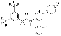 Netupitant metabolite Netupitant N-oxide图片