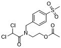 Acetamide,2,2-dichloro-N-(2-hydroxyethyl)-N-(p-(methylsulfonyl)benzyl)-,acetate(ester)图片